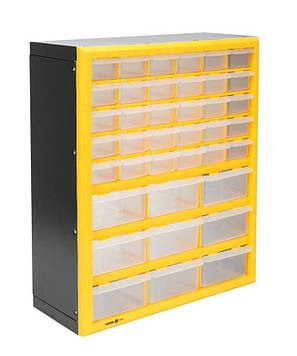 Органайзер модульний, 39 ящиків, габар. 480 х 380 х 160 мм. VOREL 78780