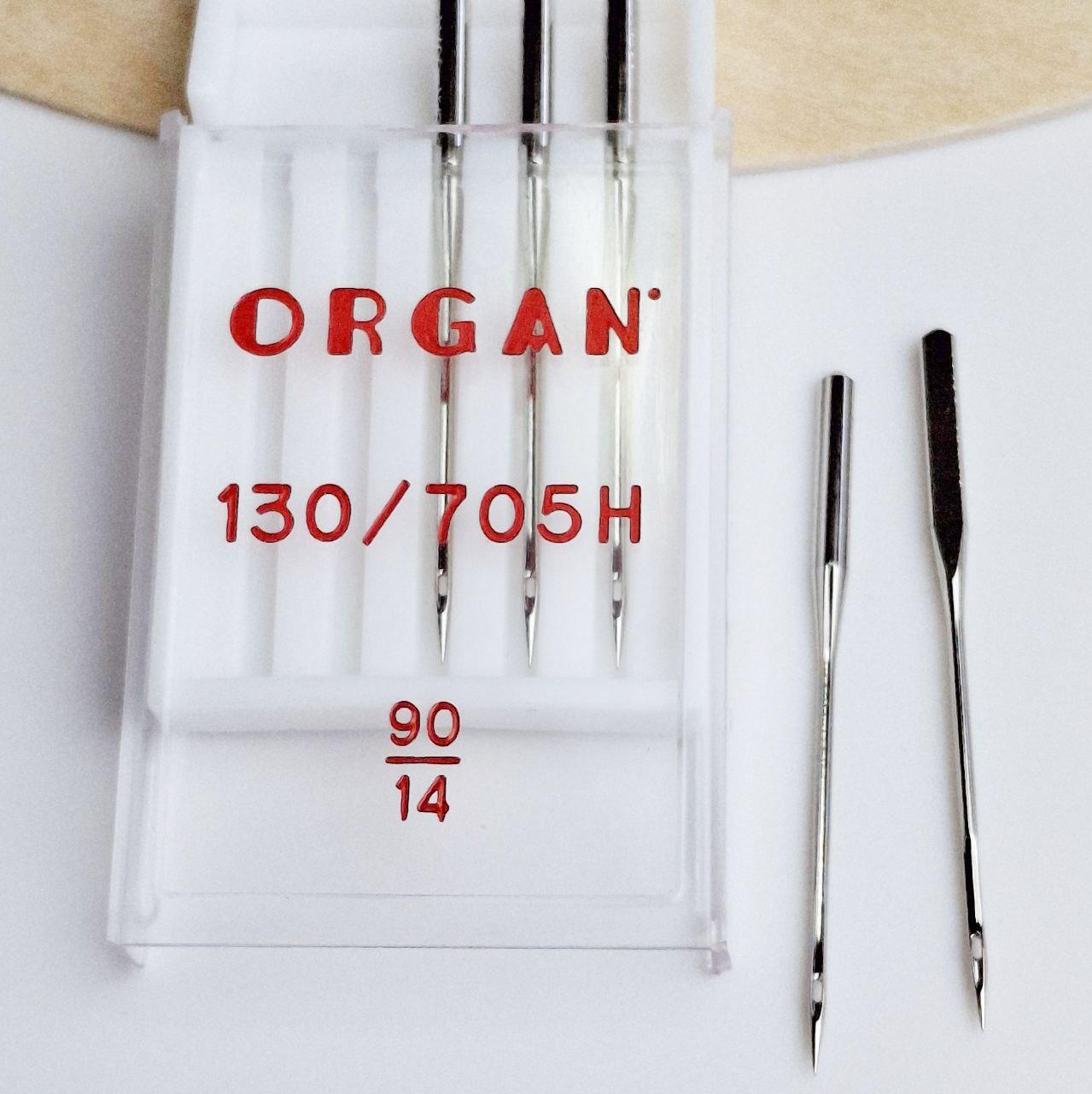 Голки для побутових швейних машин ORGAN стандарт №90 (5шт.)
