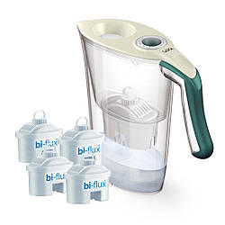 Набір Laica Tosca зелений глечик + 4 шт. Bi-flux фільтри