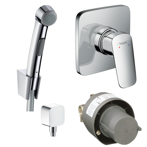 Набір для біде прихованого монтажу Hansgrohe Logis E 20200010, хром