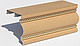 Карниз алюмінієвий БР 11 Бук металевий посилений, фото 2