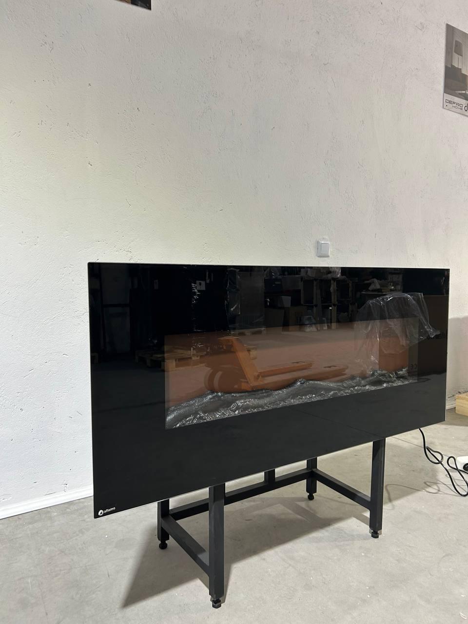 Вбудовуваний/настінний декоративний електрокамін з пультом Aflamo Albion 50 NH (без обігріву) 128 см