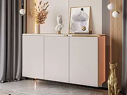 Комод навісний Aurora 3D (кашемір/золотий)