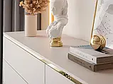 Комод навісний Aurora 3D (кашемір/золотий), фото 3