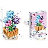 Дитячий конструктор "Квіти Троянда" Flower Studio 9109A 550 деталей, фото 2