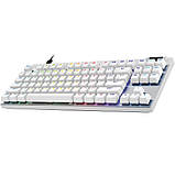 Клавіатура Logitech G PRO X TKL Rapid White (920-013242) ( Білий ) DS, фото 4