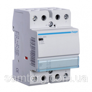 Контактор Hager ESC264 63A 2НЗ 230W