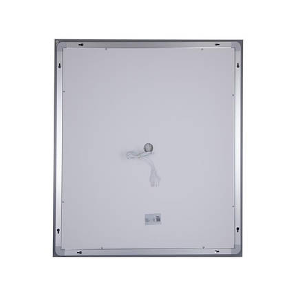 Дзеркало прямокутне 700х800 з LED-підсвіткою, з антизапотіванням, фото 3