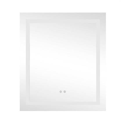 Дзеркало прямокутне 700х800 з LED-підсвіткою, з антизапотіванням, фото 2