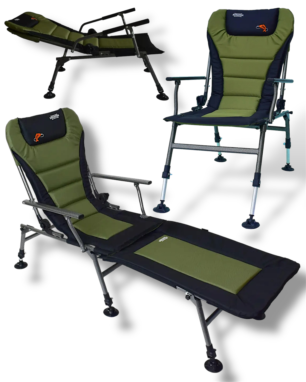 Коропове крісло-ліжко 2в1 Novator SR-2 Comfort до 120 кг