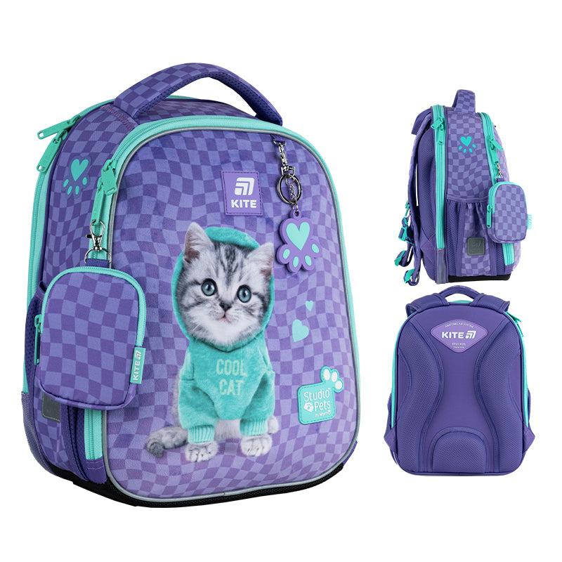 Рюкзак шкільний каркасний Kite Education Studio Pets (SP25-555S-2)