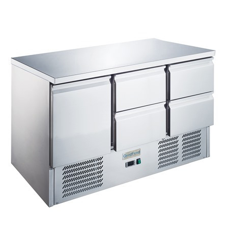 GoodFood Стіл холодильний GF-S903TOP-4D-HC чотири шухляди, -2 +8, 368 л.