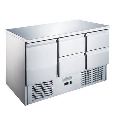 GoodFood Стіл холодильний GF-S903TOP-4D-HC чотири шухляди, -2 +8, 368 л., фото 1