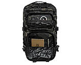 Рюкзак U.S. Assault Large Pack Mil-Tec (Німеччина) molle 36літрів  BLACK CAMO, фото 4
