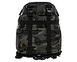 Рюкзак U.S. Assault Large Pack Mil-Tec (Німеччина) molle 36літрів  BLACK CAMO, фото 6