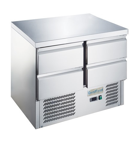 GoodFood Стіл холодильний GF-S901-4D-H6C чотири шухляди, -2 +8, 282 л.