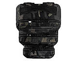 Рюкзак U.S. Assault Large Pack Mil-Tec (Німеччина) molle 36літрів  BLACK CAMO, фото 9