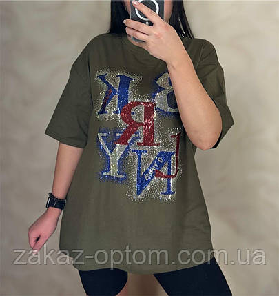 Футболка жіноча оптом (S-L) Китай 25103-133144, фото 1