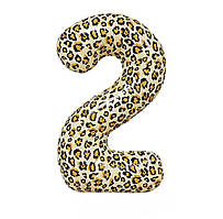 Фольгована цифра Slim STAR Леопард 2 40" (102см) в упаковці