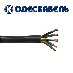 Кабель силовий гнучкий ВВГнг 5х2,5 мм 2 мідний багатожильний (5-й клас гнучкості), Одескабель