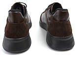 Взуття великих розмірів 50 49 48 47 46 коричневі полегшені чоловічі кросівки повсякдені Rosso Avangard DolGa Run Brown BS, фото 5
