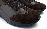 Взуття великих розмірів 50 49 48 47 46 коричневі полегшені чоловічі кросівки повсякдені Rosso Avangard DolGa Run Brown BS, фото 8