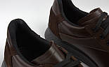 Взуття великих розмірів 50 49 48 47 46 коричневі полегшені чоловічі кросівки повсякдені Rosso Avangard DolGa Run Brown BS, фото 6