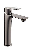 Змішувач PERLA "Charlie" умивальник ВИСОКИЙ ГРАФІТ (PBZ6503BT)