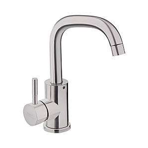 Змішувач PERLA "OCELI" УМИВАЛЬНИК нержавіюча сталь "U" (PSS3033)