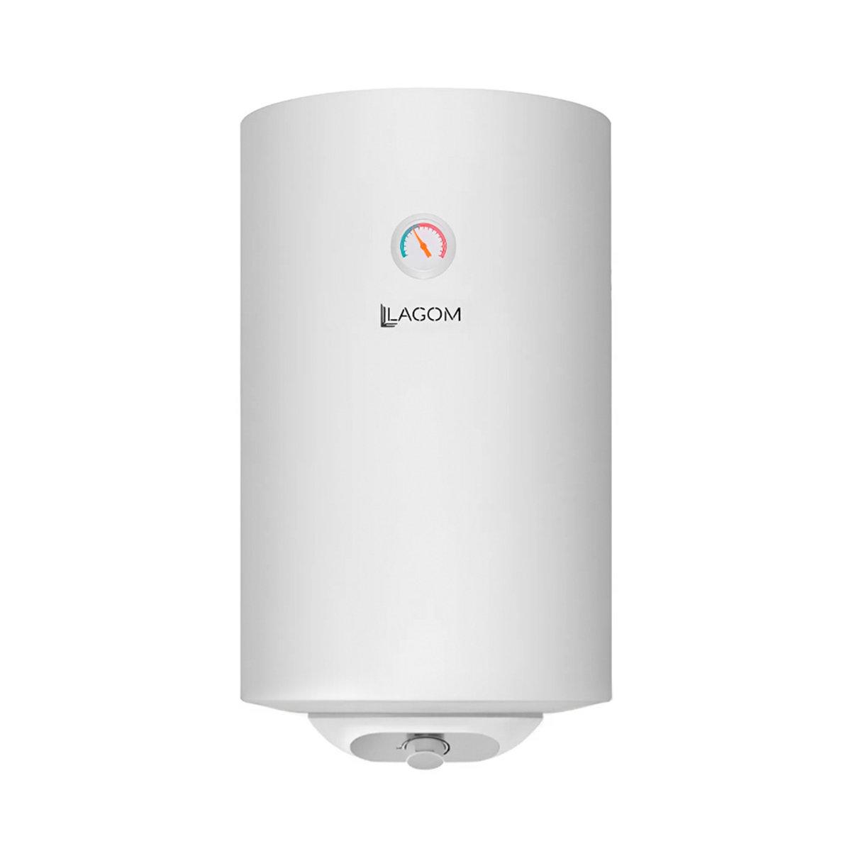 Круглий бойлер LAGOM 50 літів. Сухий ТЕН 1,6 кВт. Вертикальний монтаж. (D5-50), фото 1