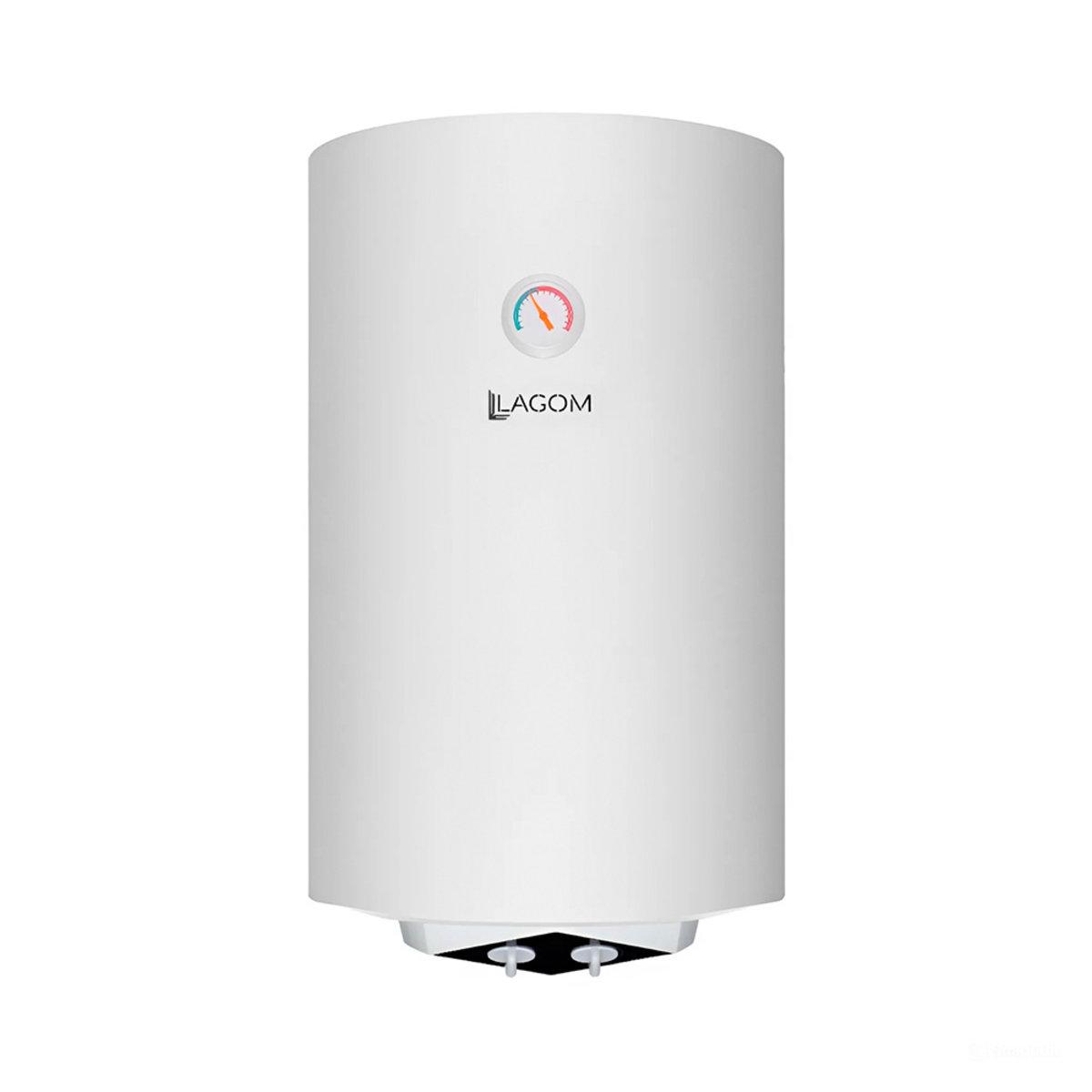 Круглий бойлер LAGOM 100 літрів.Мокрий ТЕН 1,5 кВт. Універсальний монтаж. (W5-100), фото 1