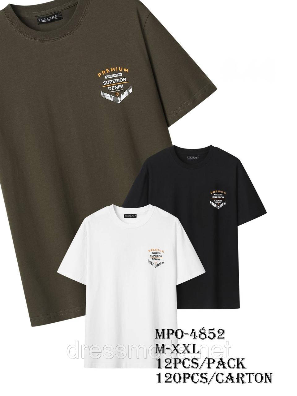 Чоловічі футболки Glo-Story M-2XL