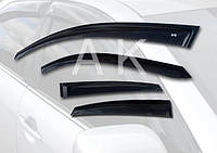 Ветровики Форд Фокус 1 Дефлекторы окон на Ford Focus I 5d Sd/Hb 1998-2004 г на скотче ТЮНИНГ ( 4 шт)