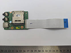 Плата usb, аудіо, кардридер Lenovo IdeaPad Z580, DA0LZSTH6F0