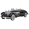 Модель машини Mercedes-Benz 500K 1936 року оснащена звуковими та світловими ефектами чорна, фото 3