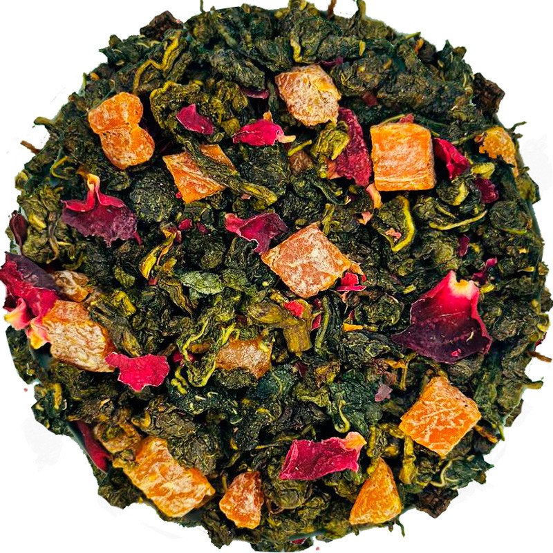 ЧАЙ ЗЕЛЕНИЙ ООЛОНГ АБРИКОСОВИЙ ДЖЕМ, 100г