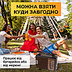 Радіоприймач на батарейках портативний з ремінцем радіо від мережі повнодіапазонний чорний, фото 5