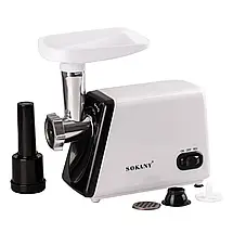 Електрична багатофункціональна потужна м'ясорубка Sokany SK-312 2500 Вт, фото 4
