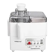 Кухонний комбайн із соковижималкою та кавомолкою Sokany SK-03029 800 Вт блендер 4 в 1 білий, фото 5