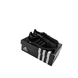 Кросівки чоловічі Adidas Gazelle Black Shoes кеди Адідас Газелі чорні замшеві