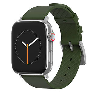 Шкіряний ремінець Moment Leather Thin Strap Olive Green для Apple Watch 38mm | 40mm | 41mm