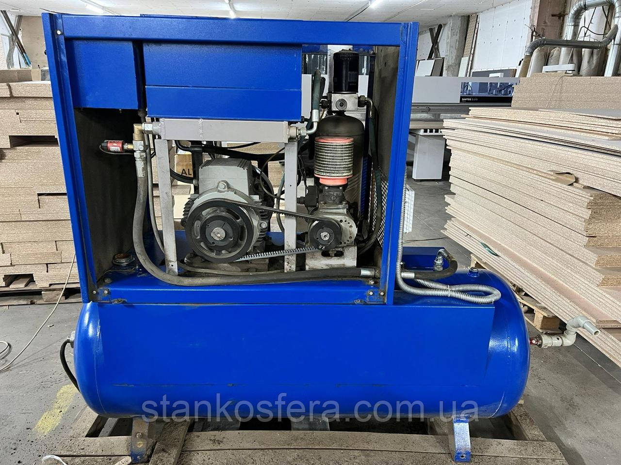 Гвинтовий компресор Remeza ВК20А-10-500 бу 1.9 м3./хв.,10 бар на ресивері 500 л
