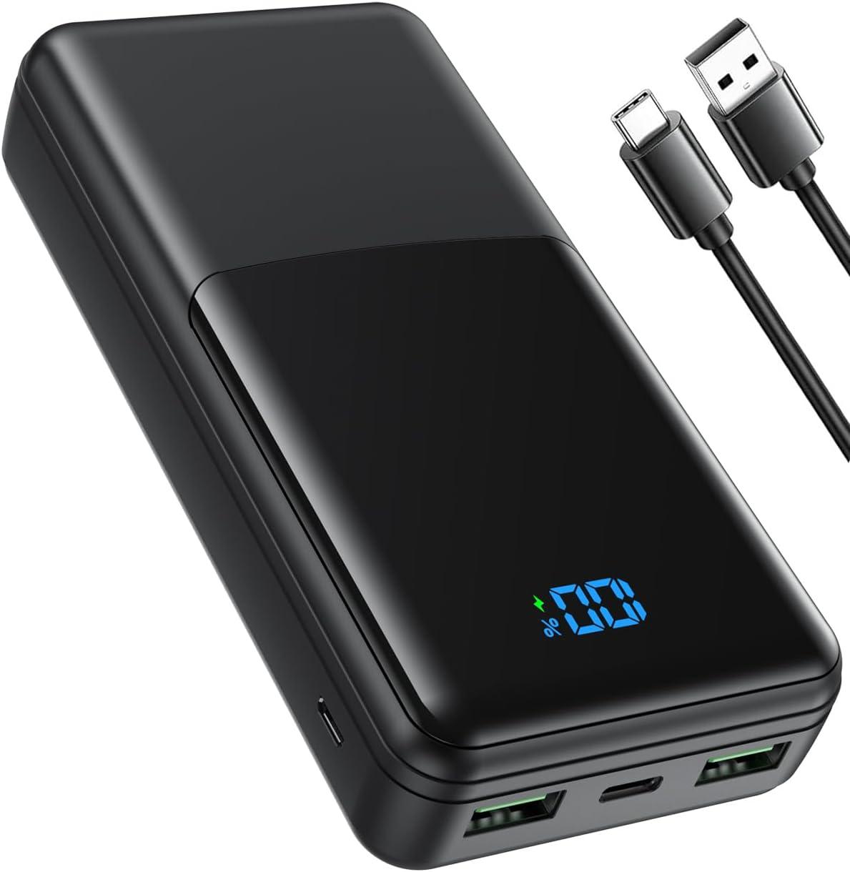 Coblob Power Bank 27 000 мА·год, портативний зарядний пристрій для телефона USB-C PD 30 Вт і швидке заряджання QC