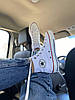 Жіночі кеди Converse All Star White High Конверс високі на платформі білого кольору текстиль демісезон, фото 11
