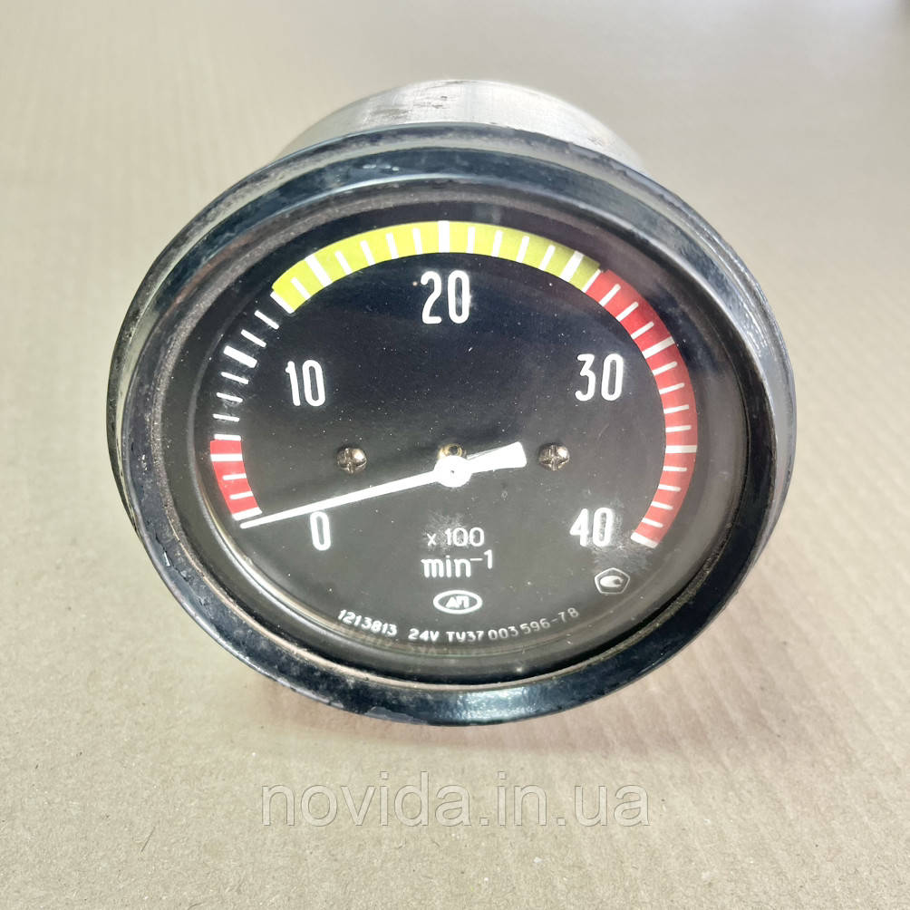 Тахометр електронний КАМАЗ (дв.740) старого зразка завод 121.3813