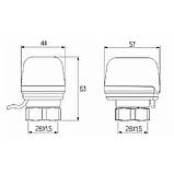 Сервопривод Icma 230V тип закритий №980 (NC), фото 2