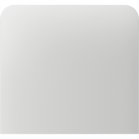 SideButton (1-gang) vertical white Бічна кнопка для одноклавішного вимикача Ajax