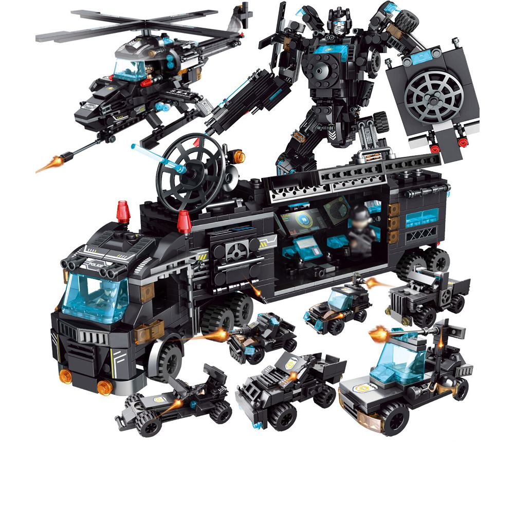 Розвиваючий конструктор Pinxing PX67108 "Спецназ + Робокоп" (Міська поліція SWAT) 815 деталей, фото 1