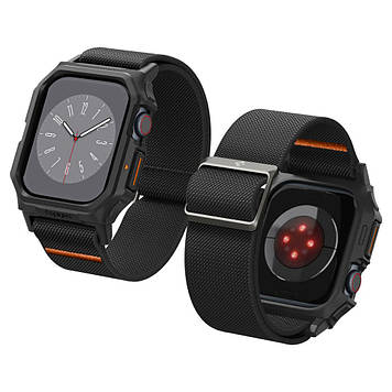 Чохол і ремінець Spigen для Apple Watch Series 10 (46 mm) - Lite Fit Pro, Matte Black (ACS08609)
