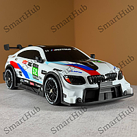 Машинка для дрифту на радіокеруванні BMW M-POWER Neon Біла. Дрифт машинка на пульті управління. Машинка на радіоуправлінні